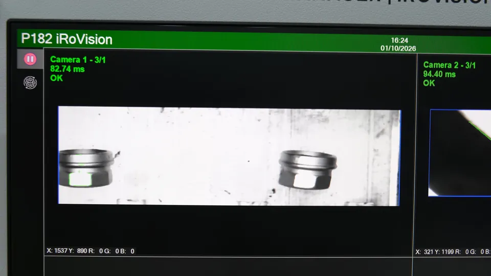 IROVISION locating parts in about 83 ms