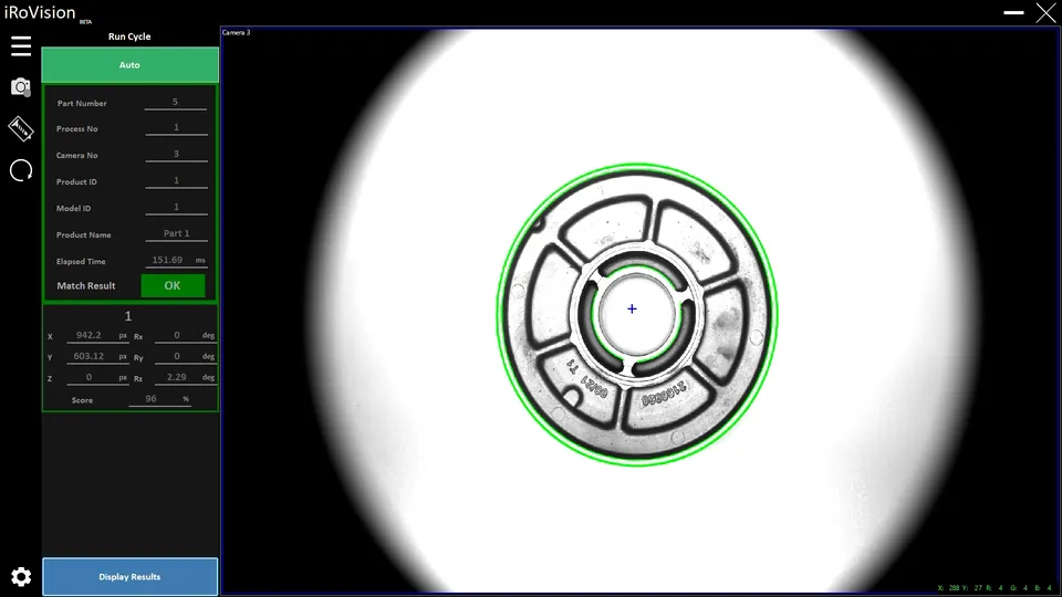 Matching a turned part
