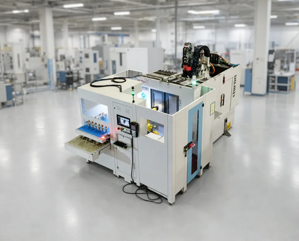 IROCUBE M12L on a Chiron machining center