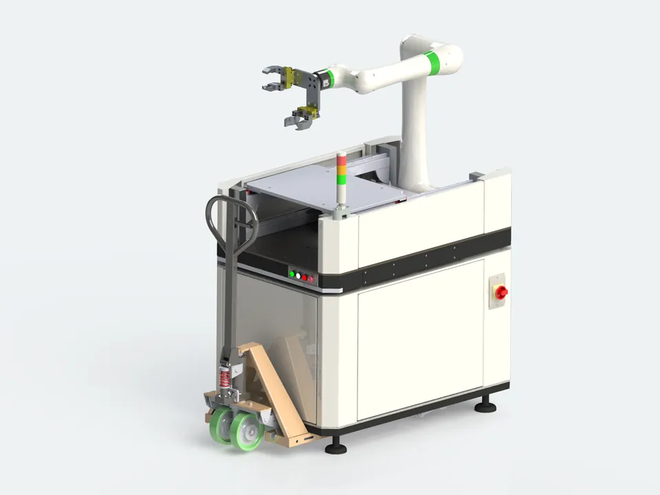 IROCUBE Plus on one Euro-pallet footprint