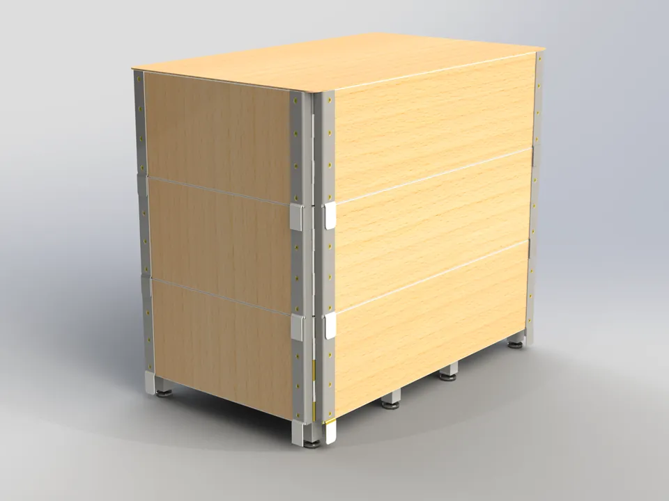 The whole cell in one export crate